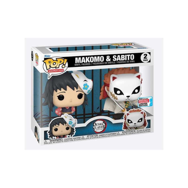 Funko Pop! Makomo & Sabito 2 Pack