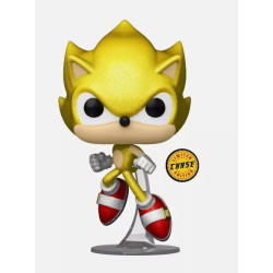 Funko Pop! Super Sonic 923 Chase *Detalle en Caja*