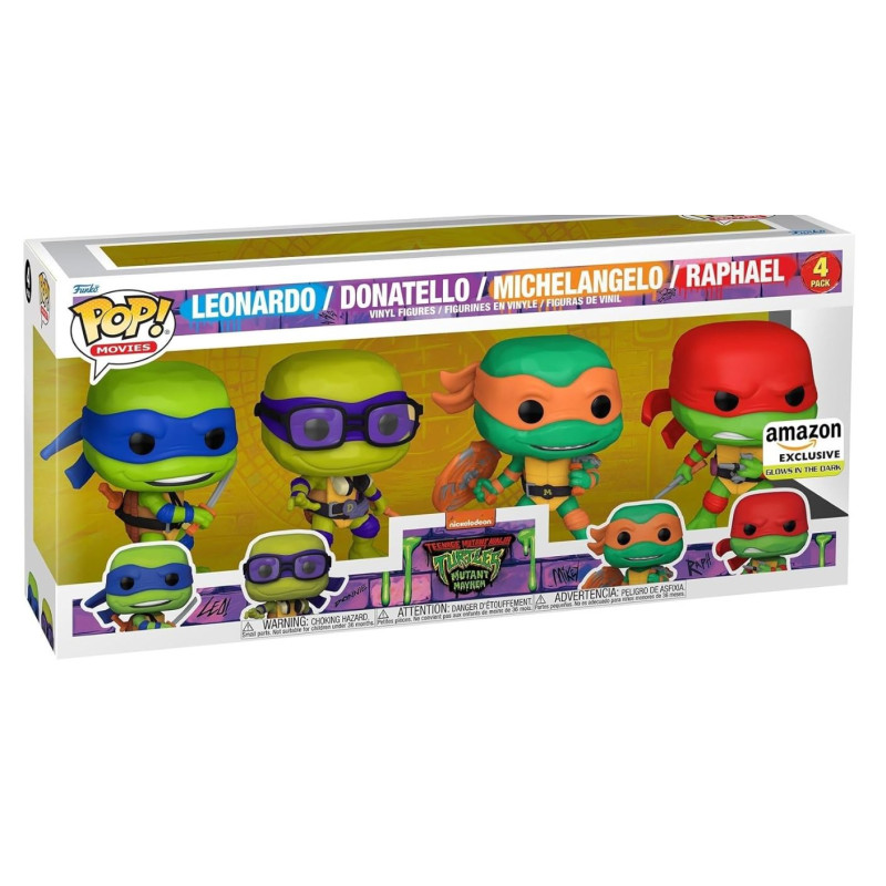 Funko Pop! Ninja Turtles 4 Pack