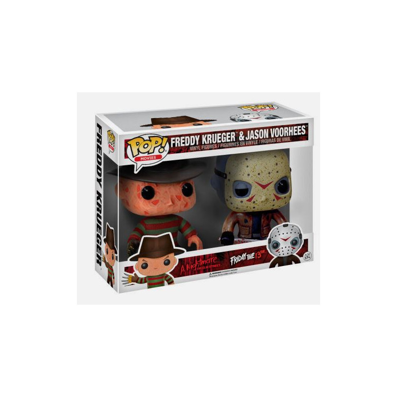 Funko Pop! Freddy Krueger & Jason Voorhees 2 Pack *Detalles en caja*