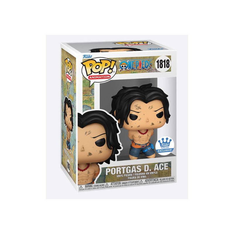 Funko Pop! Portgas D. Ace 1818 (Incluye Protector Acrilico)