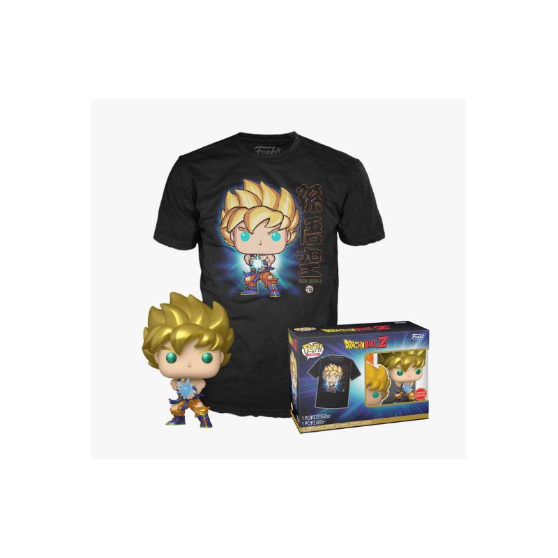 Funko Pop & Tee! Super Saiyan Goku with Kamehameha 948