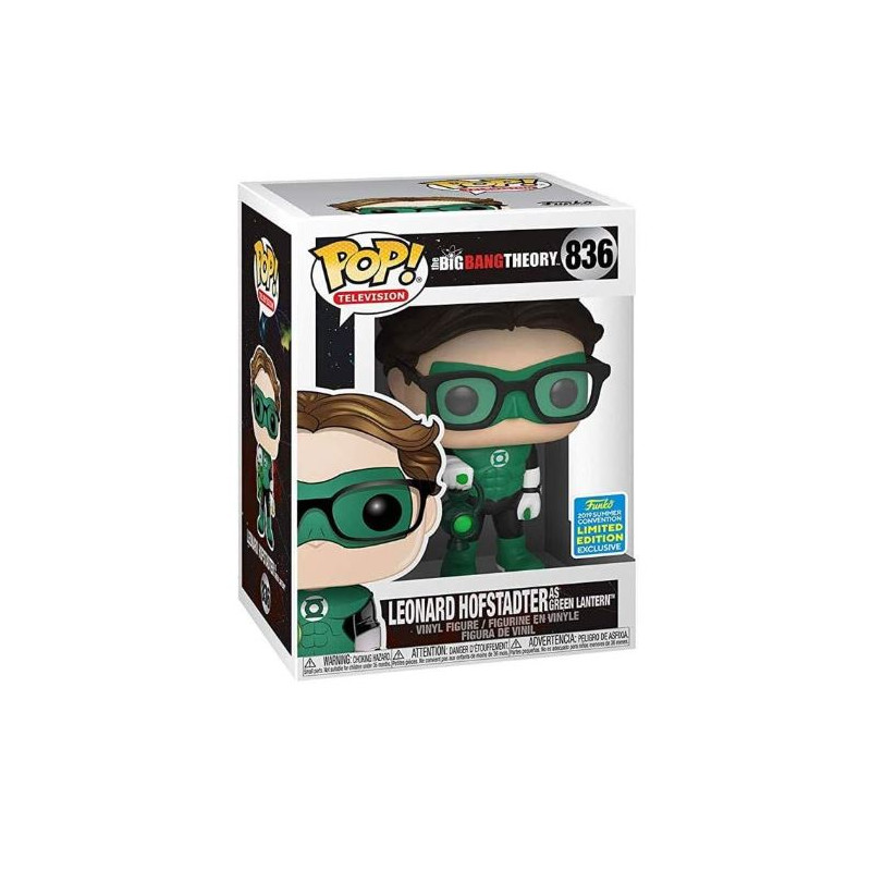 Funko Pop! Leonard Hofstadter as Green Latern 836