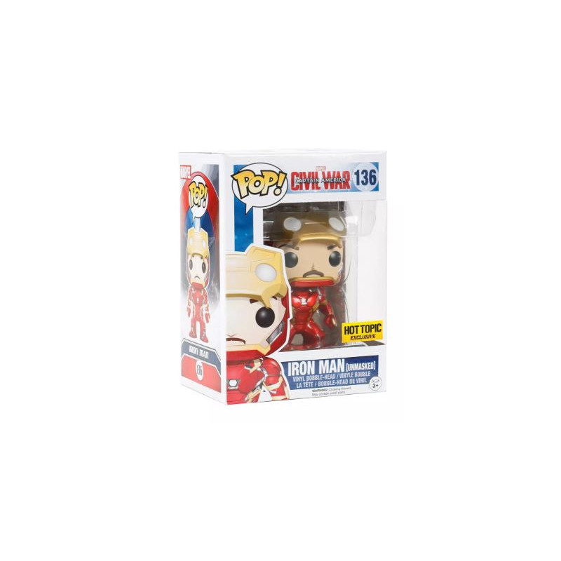 Funko Pop! Iron man (Unmasked) 136
