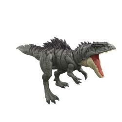 Jurassic World Colossal Chomp Giganotosaurus Figure With Big Bite, Multi Direction Attack