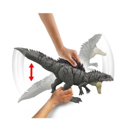 Jurassic World Colossal Chomp Giganotosaurus Figure With Big Bite, Multi Direction Attack