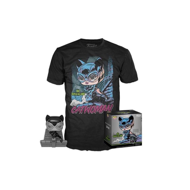 Funko POP! & Tee DC Collection Catwoman